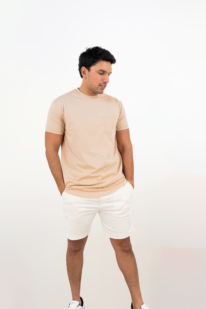 zero waffle asymmetrical hem t shirt 1